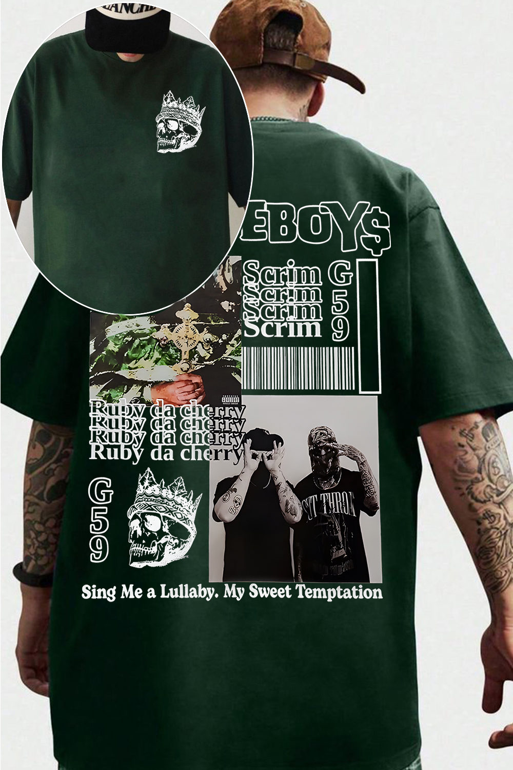 G59 2-sided printed Men TEE