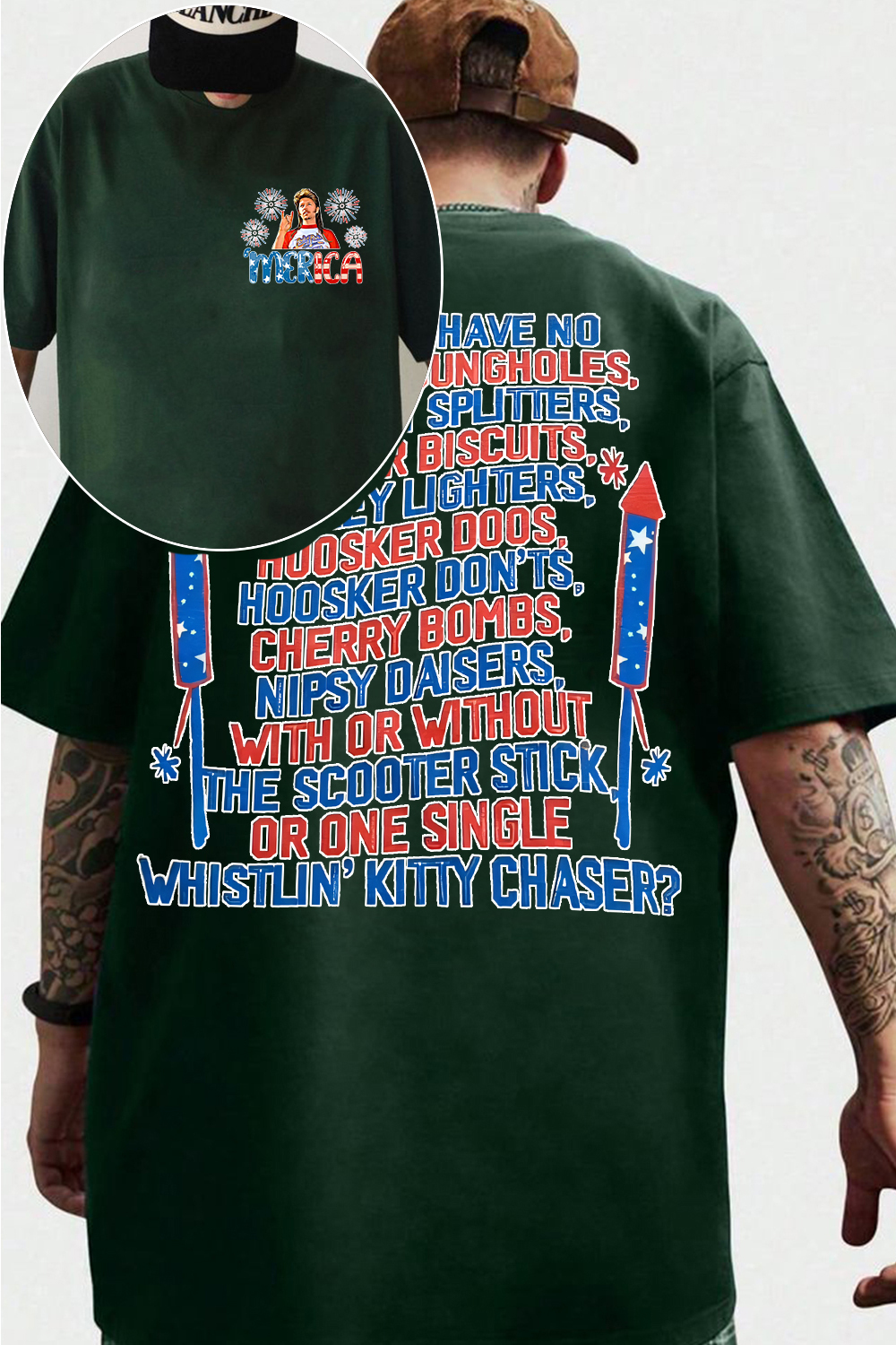 4th of July 2-Sided T-Shirt