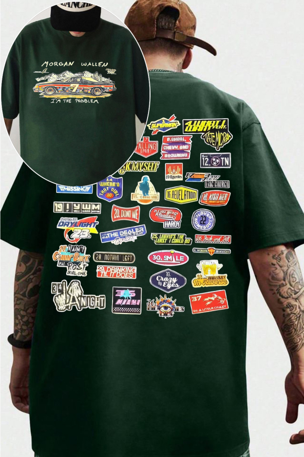 Morgan Wallen concert 2-sided t-shirt