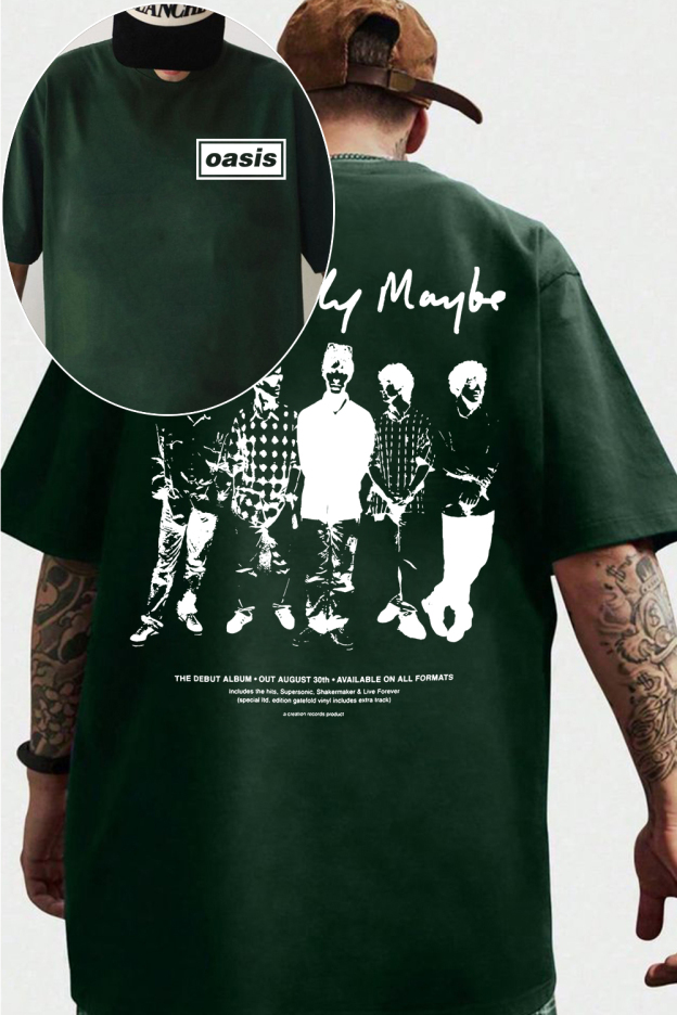 Oasis Unisex T Shirt Definitely Maybe Promo Official Reunion Tour 2025