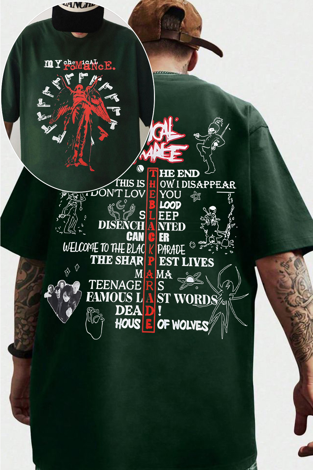 MCR 2-sided printed tee