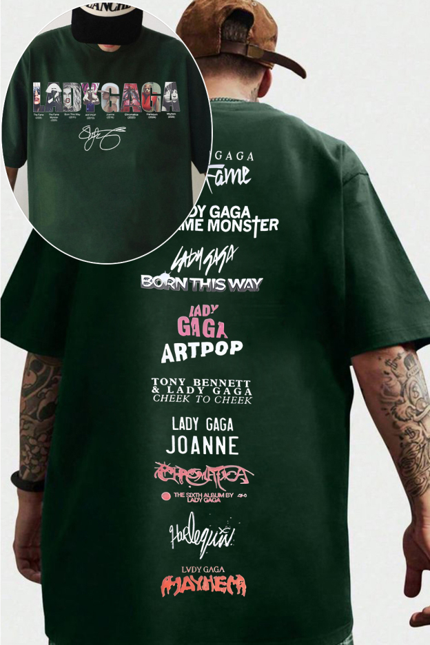 Lady Gaga Music Tee For Men