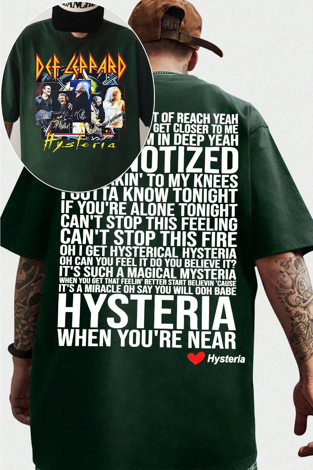 Defleppard rockband shirt