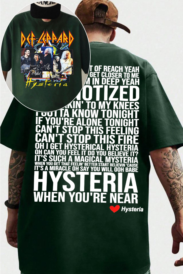 Defleppard rockband shirt