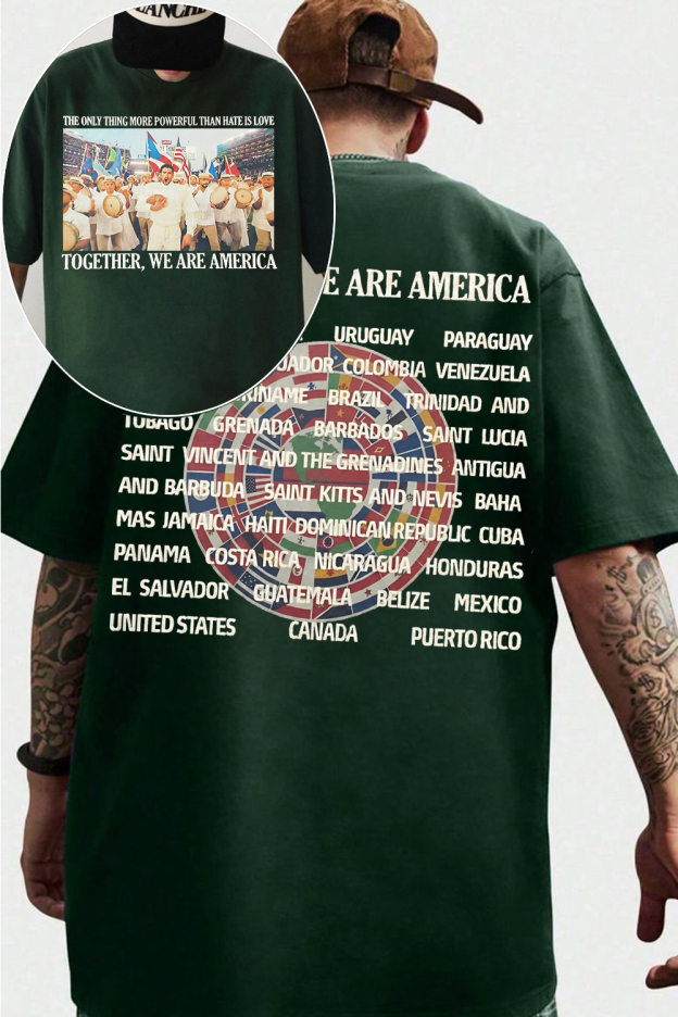 America BadBunny Tee For Men