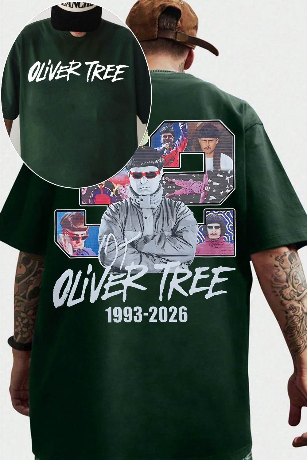 Rip Oliver Tree Tee For Men