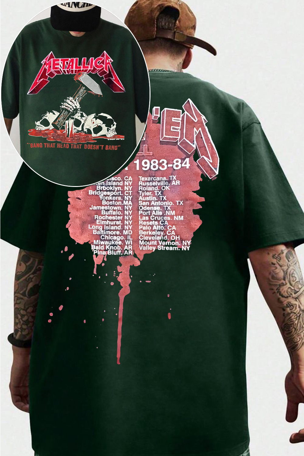 Metallica Kill Em All Heavy Metal Shirt