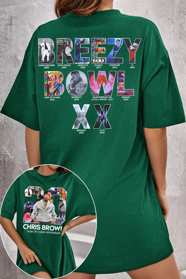 cb 2-side printed Tee For Women