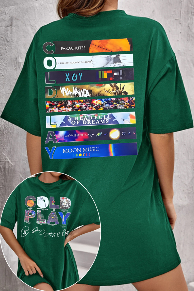 coldplay 2025 shirt For Women