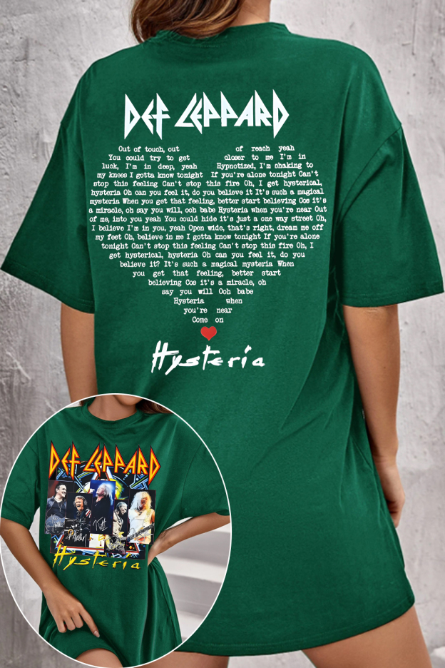 Defleppard rockband T-shirt For Women