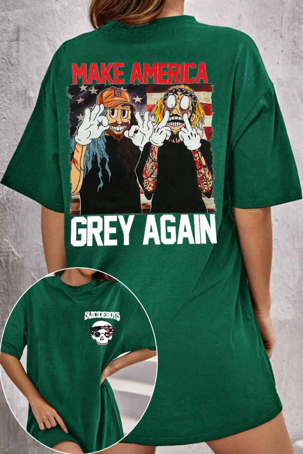 greyday double-sided printed short-sleeved T-shirt