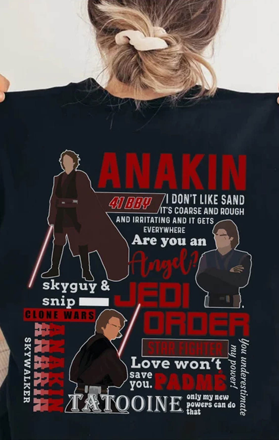 Anakin Skywalker Star Wars 2-Sides Sweatshirt