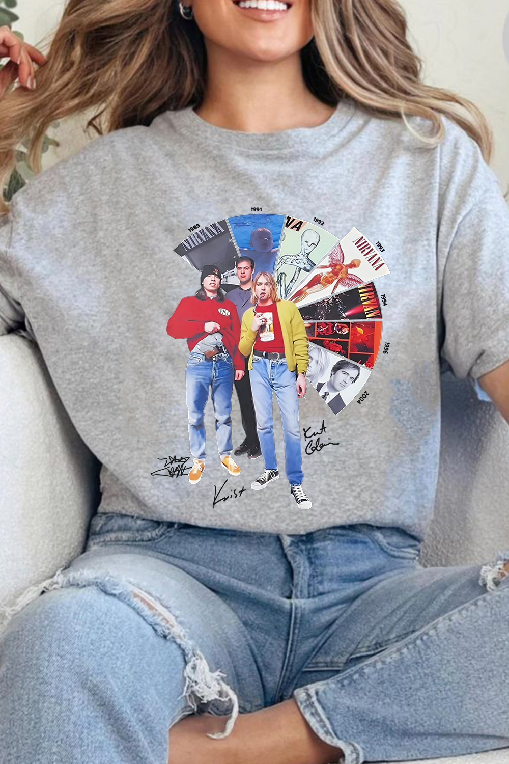 Nirvana Fan check this shirt For Women