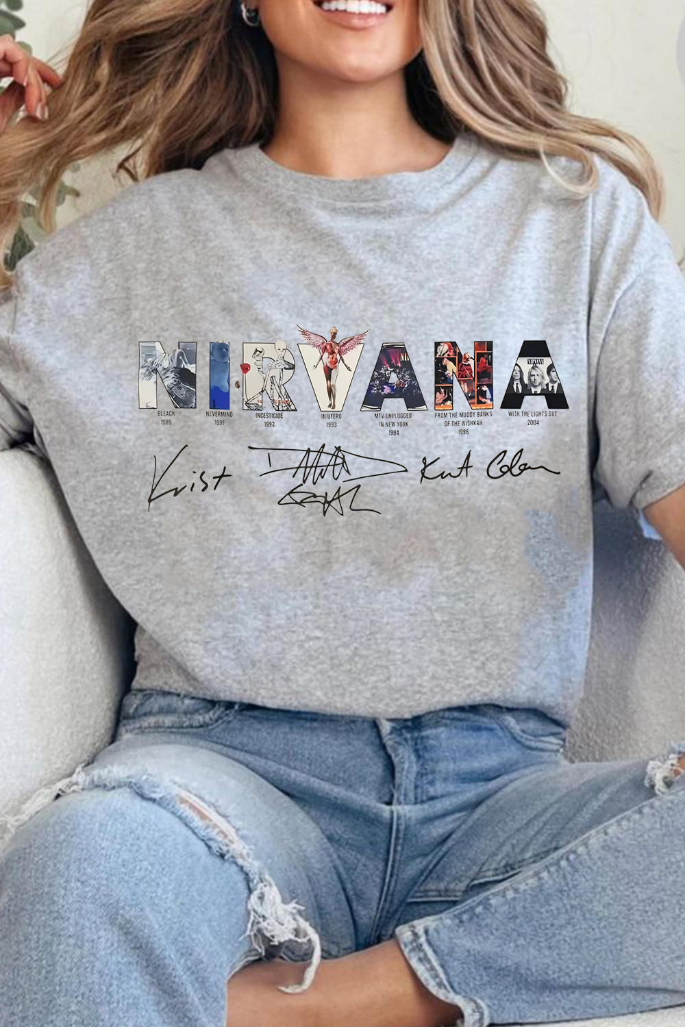 Nirvana shirt For Women
