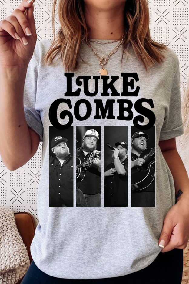 Luke Combs Country Music Tee  For Women