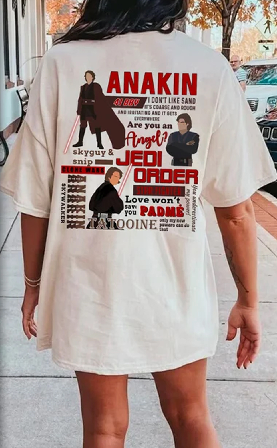 Anakin Skywalker Star Wars 2-Sides tshirt