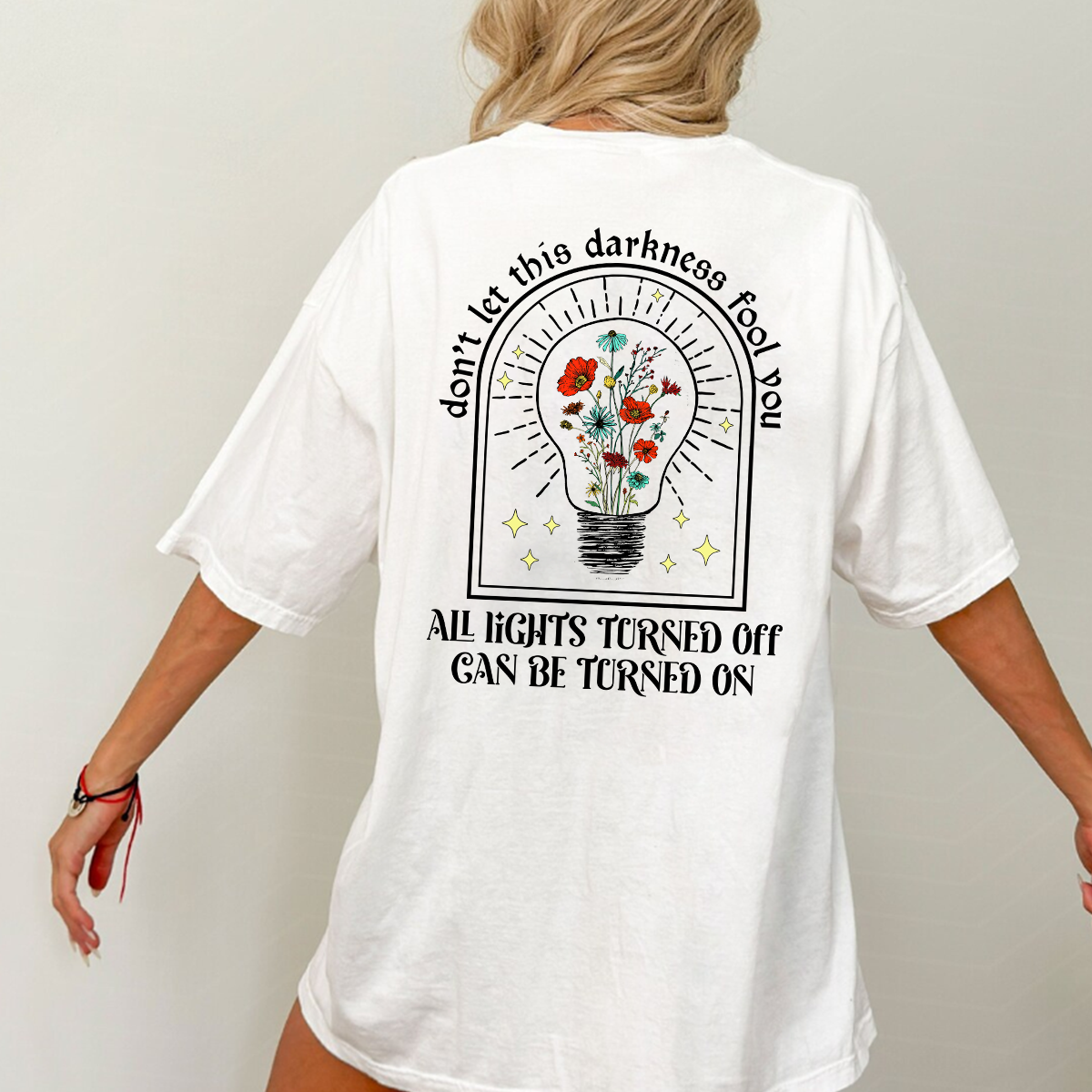 2 Sided All Lights Turned Off Can Be On Noah Kahan Call Your Mom Tshirt