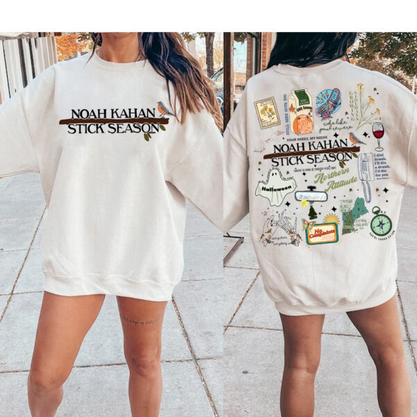 Stick Season Noah Kahan Full Version New Design  2 Sides  Sweatshirt