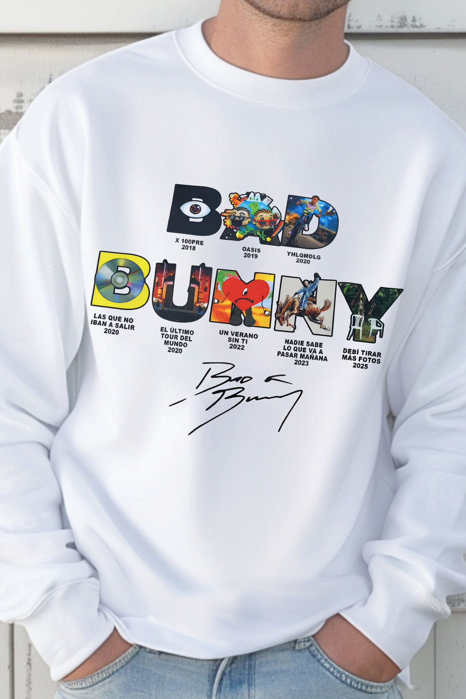 Bad Bunny Concert DTML Album Sweatshirt For Men
