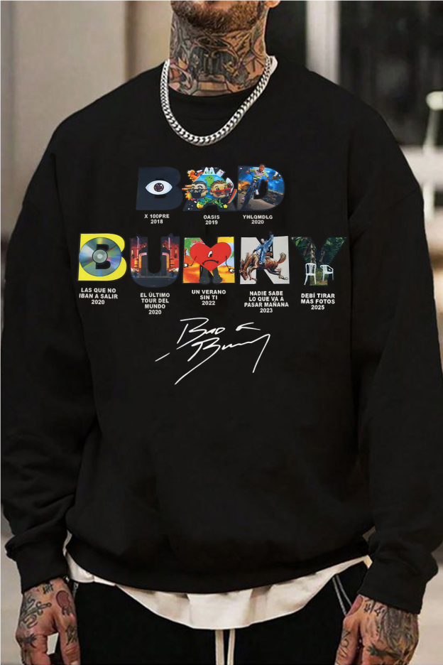 Bad Bunny Concert DTML Album Sweatshirt For Men