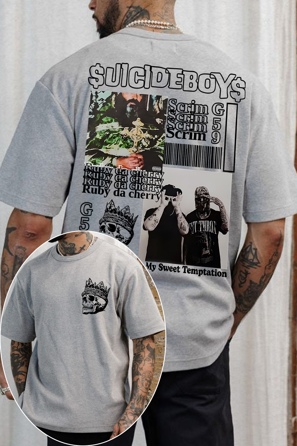 G59 2-sided printed Men TEE