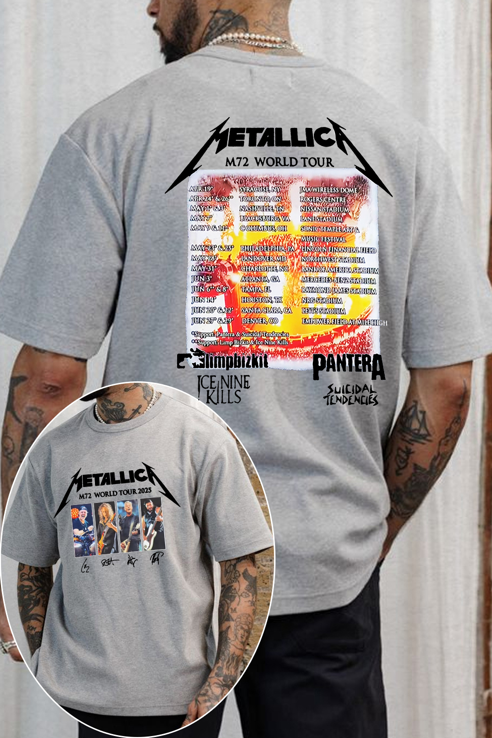 metallica rockband  TEE