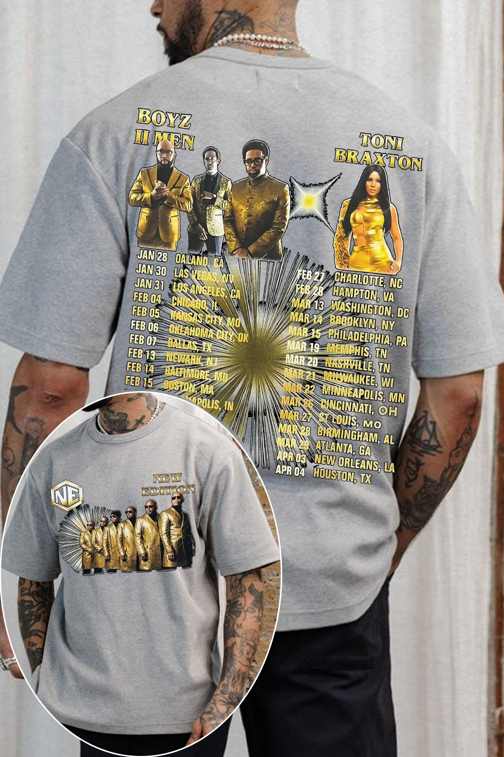 New Edition Way Tour 2026 Tee