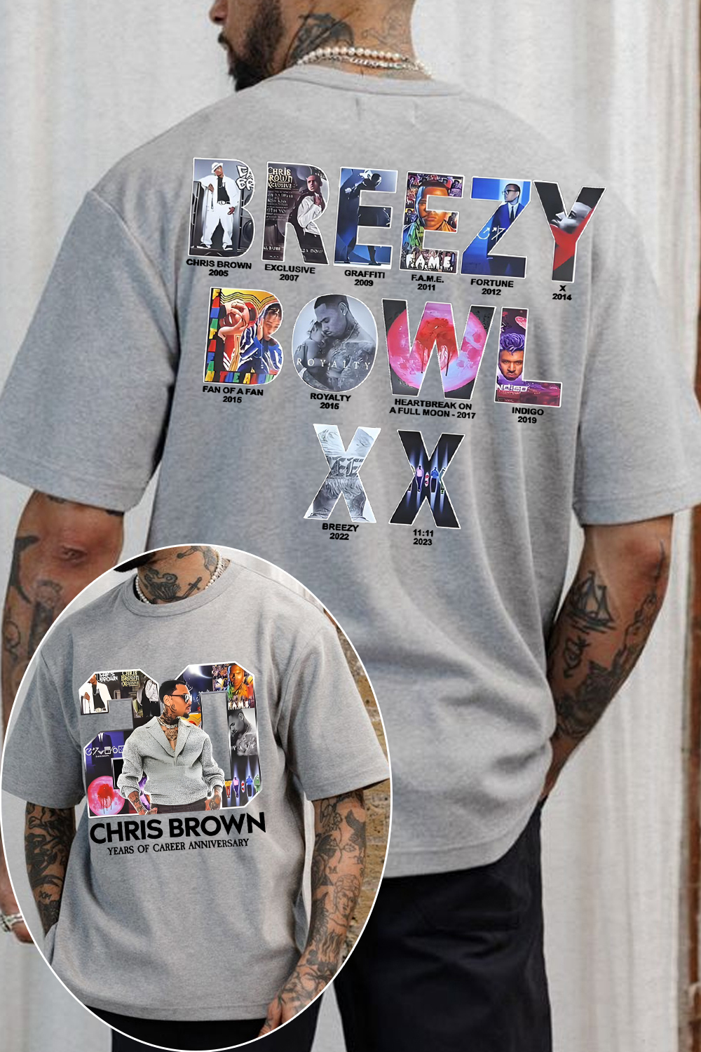 cb 2-side printed Tee