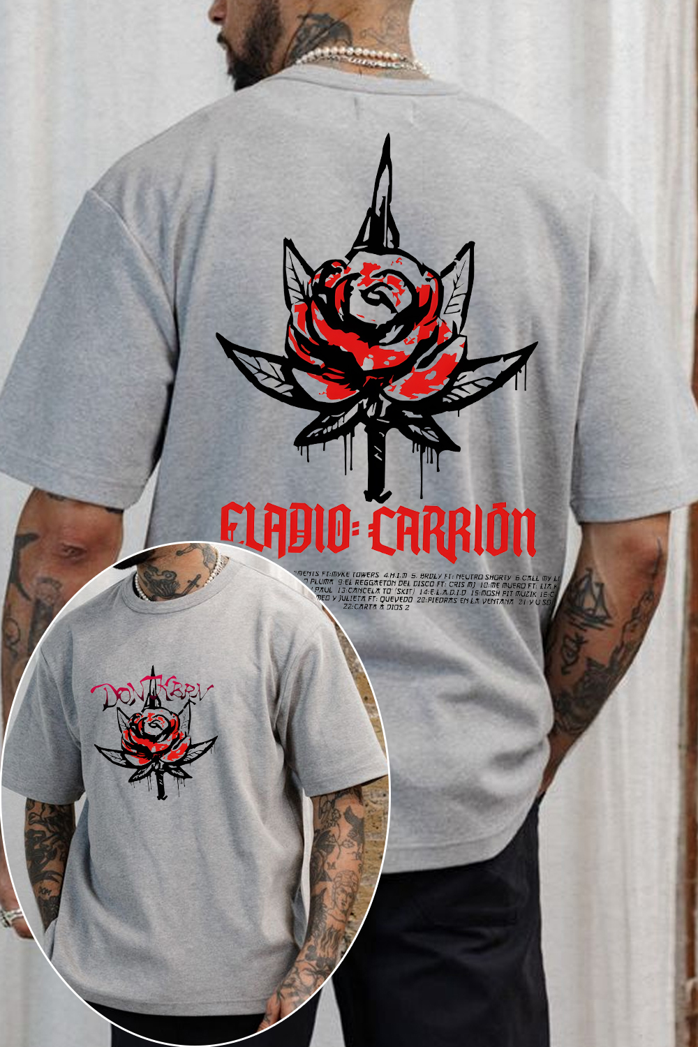 DON KBRN Shirt, Eladio Carrión MEN T-Shirt 