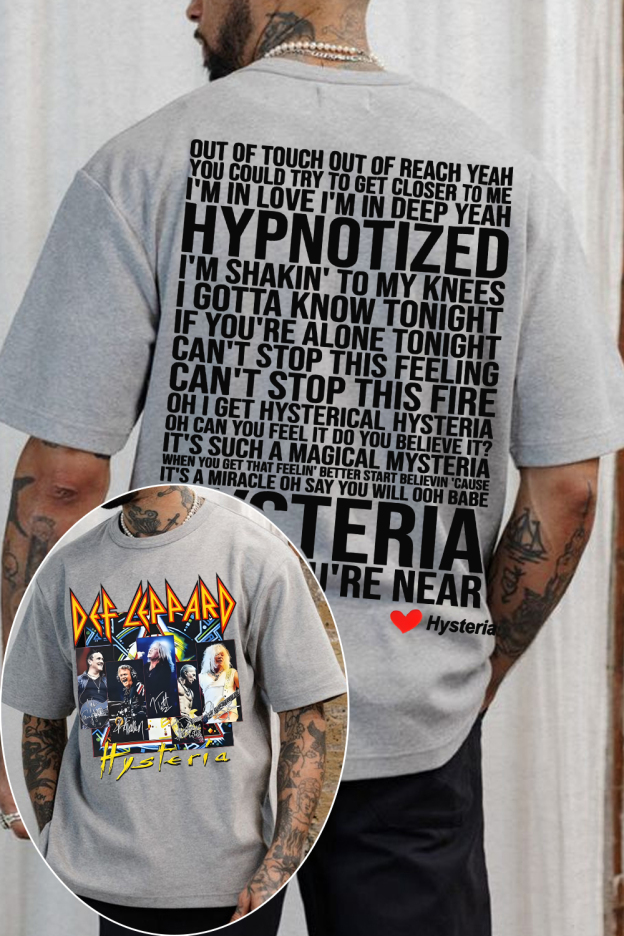 Defleppard rockband shirt