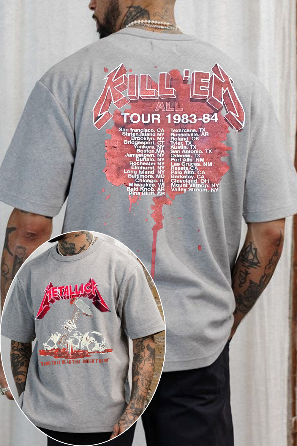 Metallica Kill Em All Heavy Metal Shirt