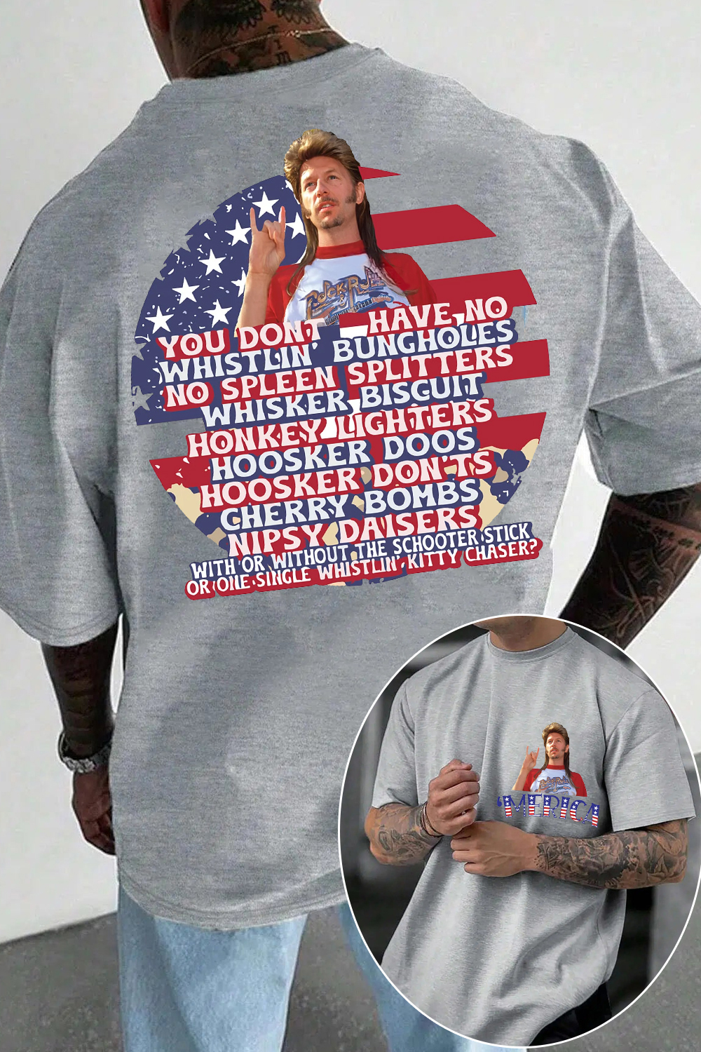 4th of July 2-sided T-shirt