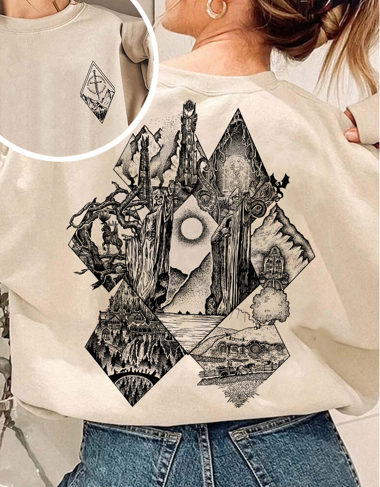 Middle Earth Lotr Sweatshirt For Women
