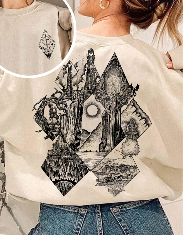 Middle Earth Lotr Sweatshirt For Women