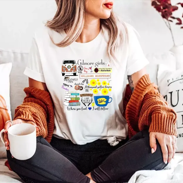 Vintage Stars Hollow tshirt, Gilmore Girls