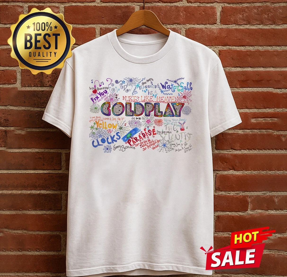 Coldplay Music of the Spheres Tee