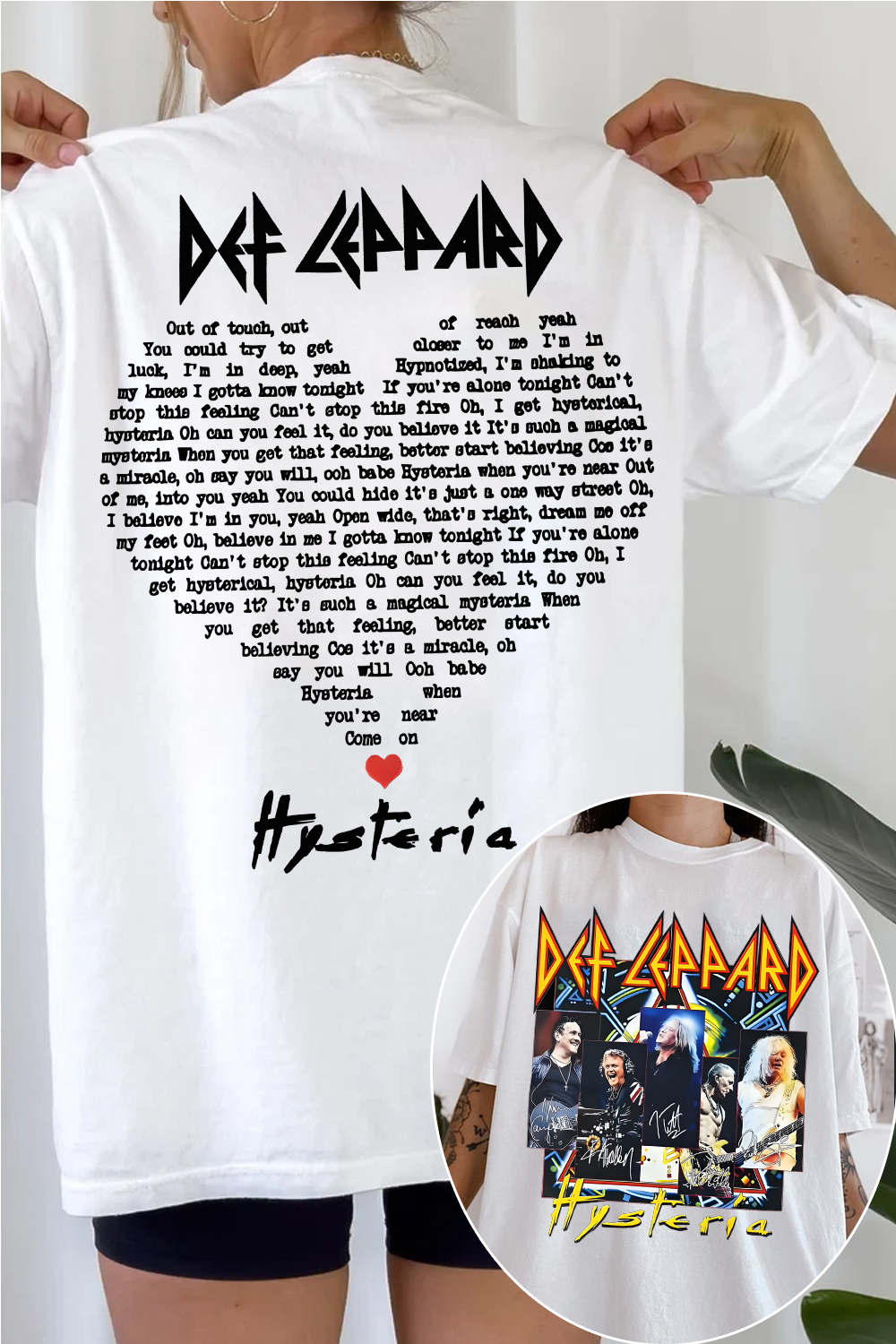 Defleppard rockband T-shirt For Women