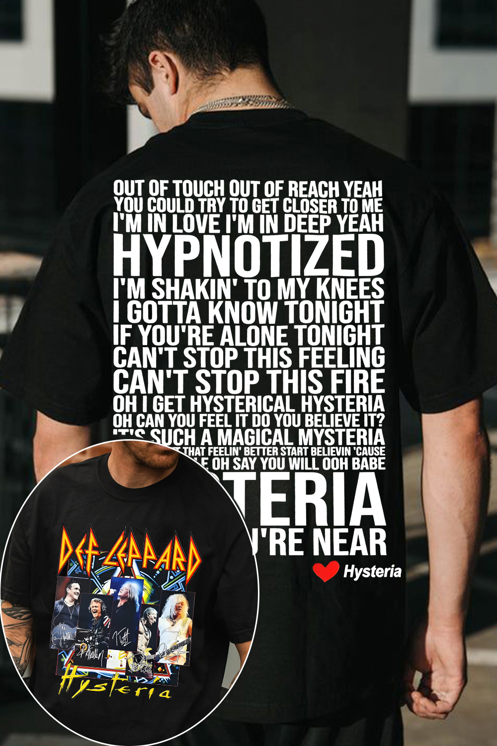 Defleppard rockband shirt