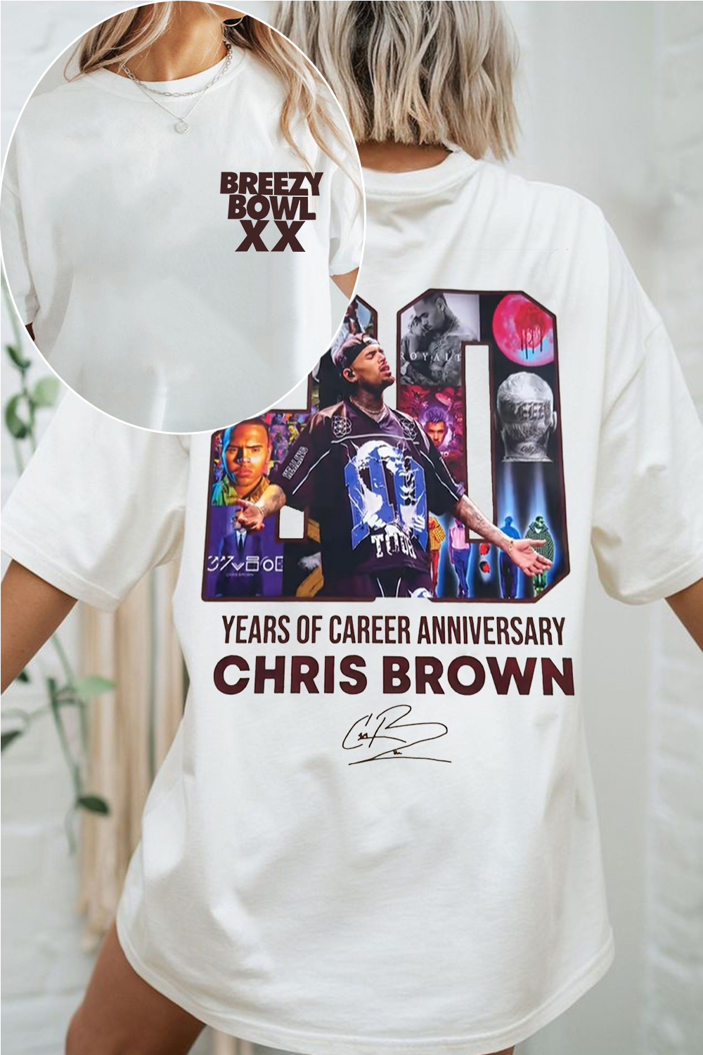 chrisbrown 2025 tour t-shirt