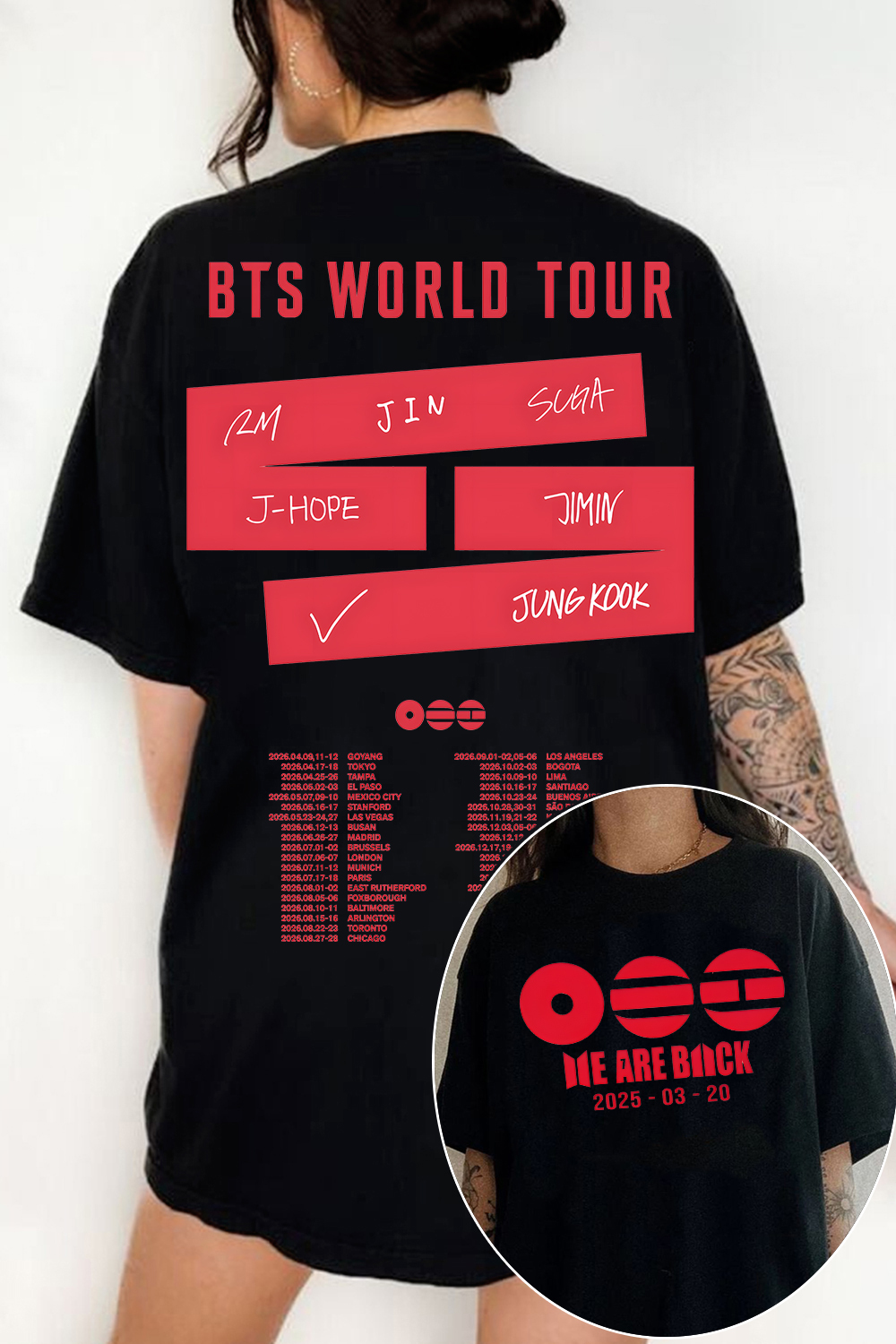 BTS Is Going On Tour🔥💜 Tee