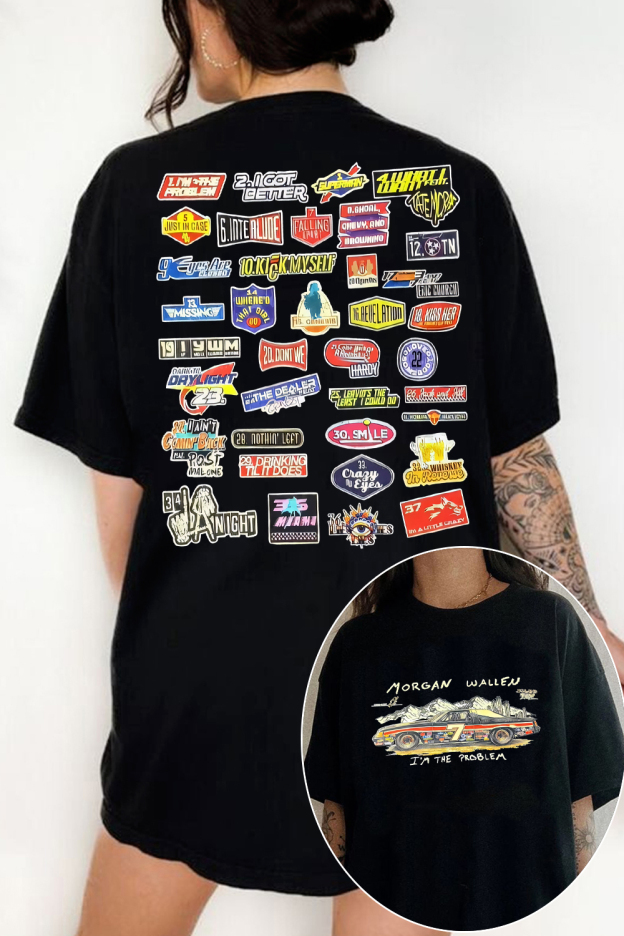 Morgan Wallen concert 2-sided women t-shirt