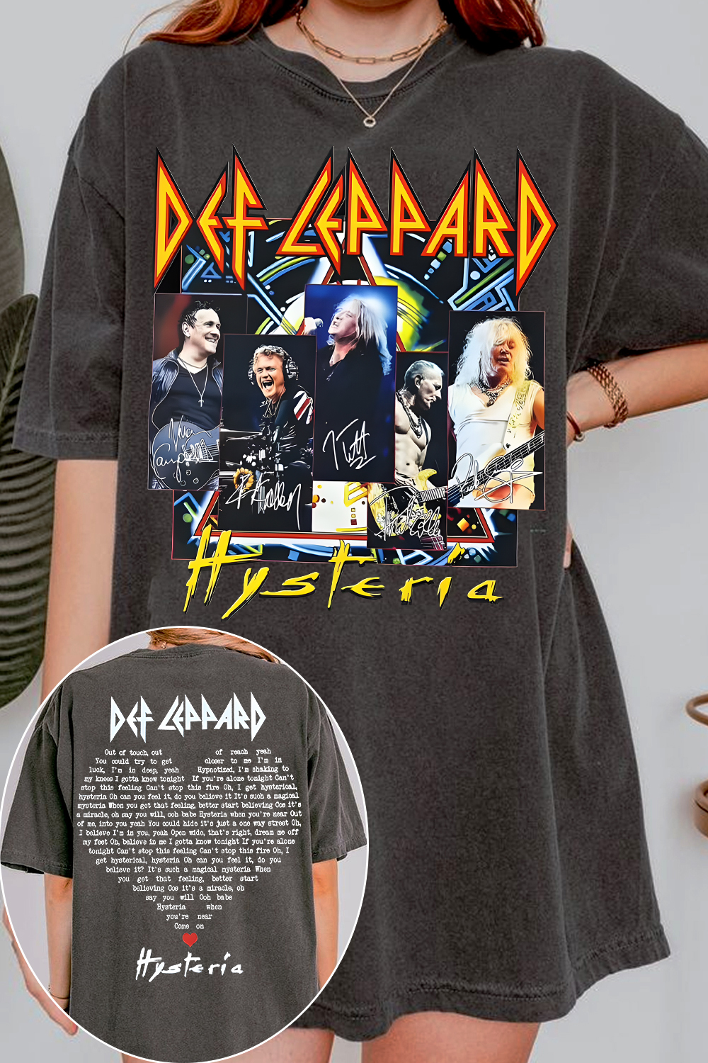 Defleppard rockband T-shirt For Women
