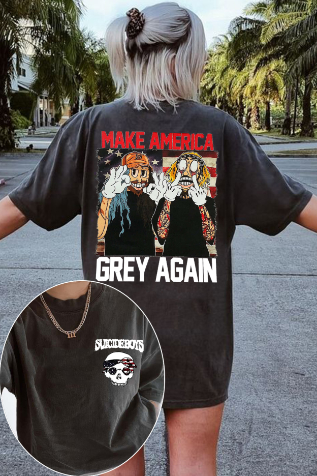 greyday double-sided printed short-sleeved T-shirt