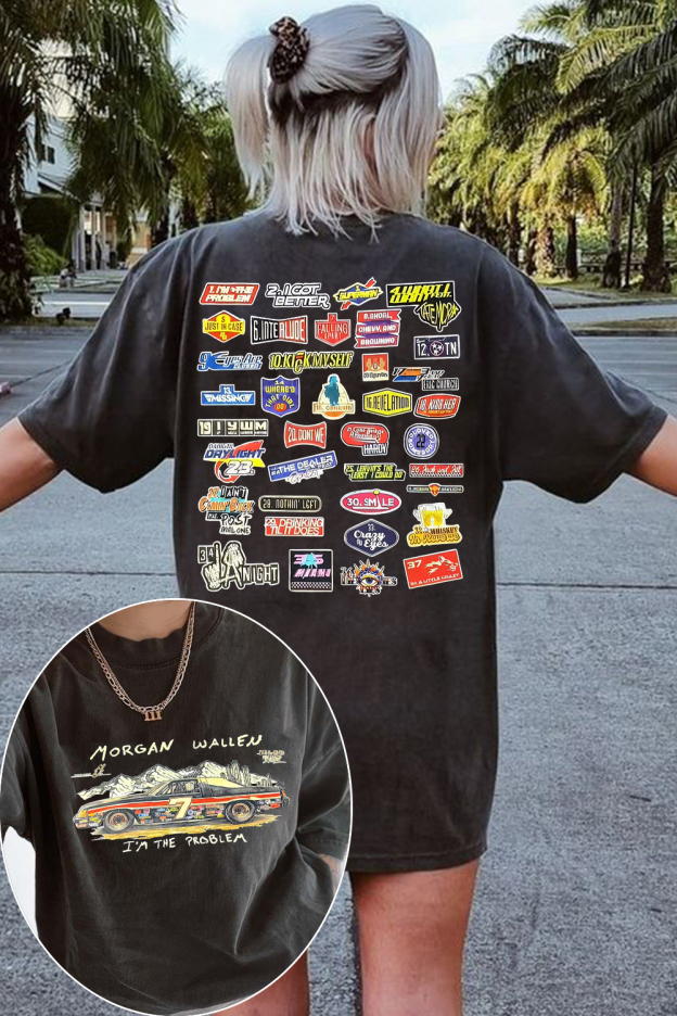 Morgan Wallen concert 2-sided women t-shirt