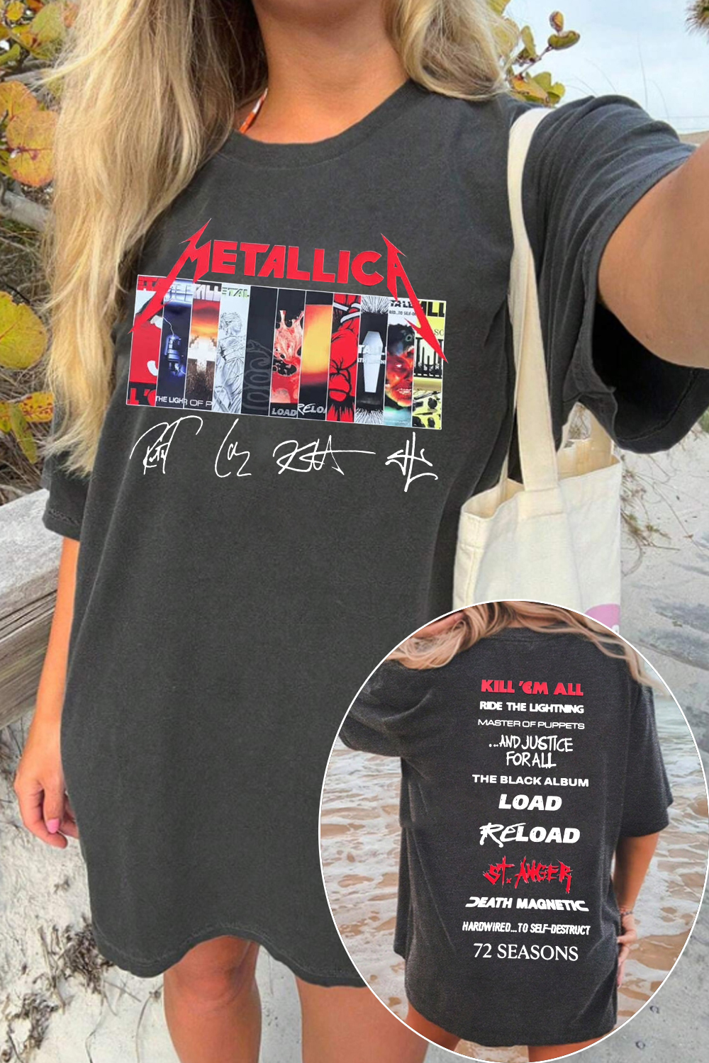 Metallica albums T-SHIRT