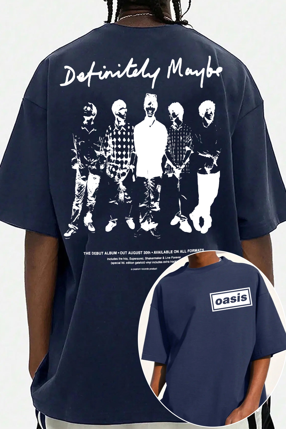 Oasis Unisex T Shirt Definitely Maybe Promo Official Reunion Tour 2025