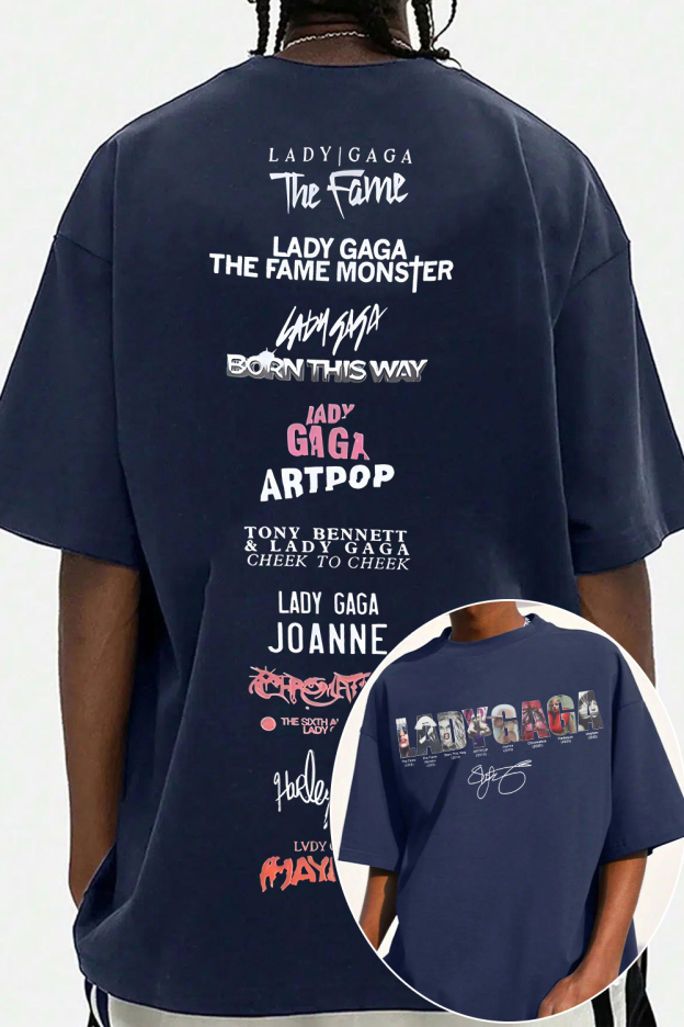 Lady Gaga Music Tee For Men
