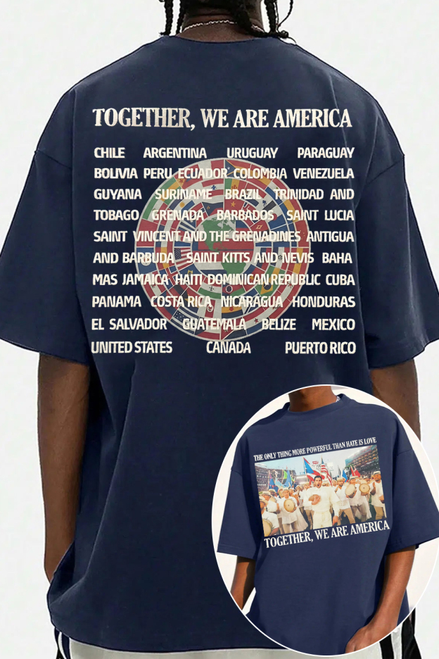 America BadBunny Tee For Men