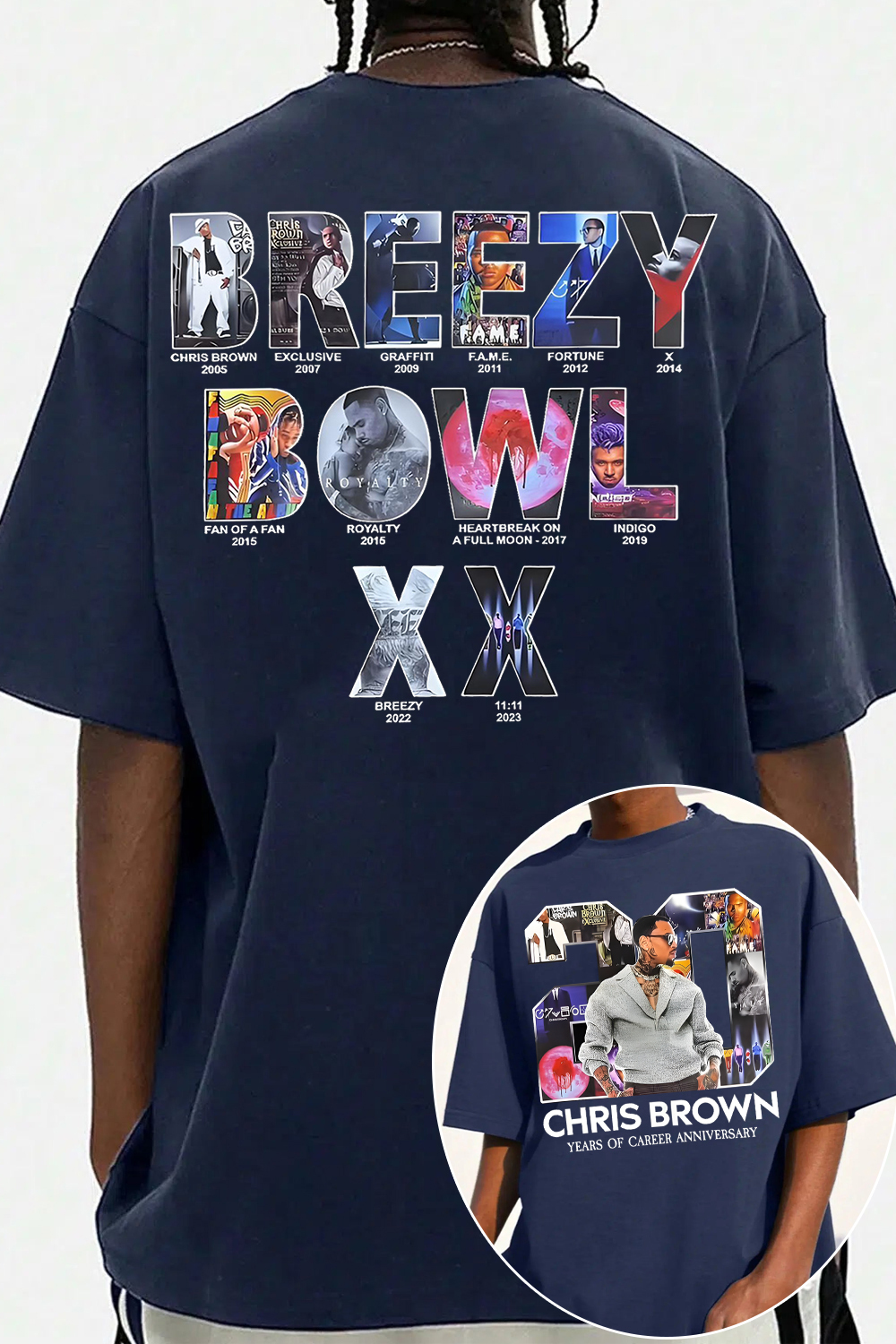 cb 2-side printed Tee