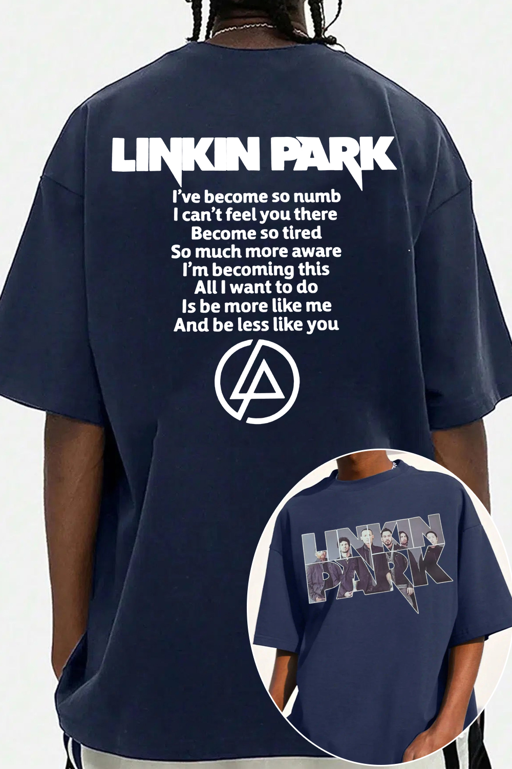 lP fan 2-side printed T-shirt